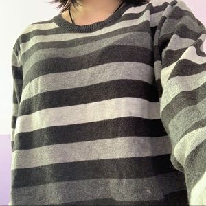 Shades of Grey Striped Sweather